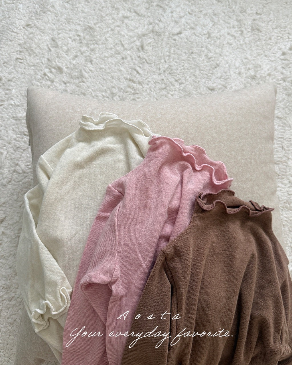 韓國童裝 26秋| AO41 Soft T 上衣 (70-110)