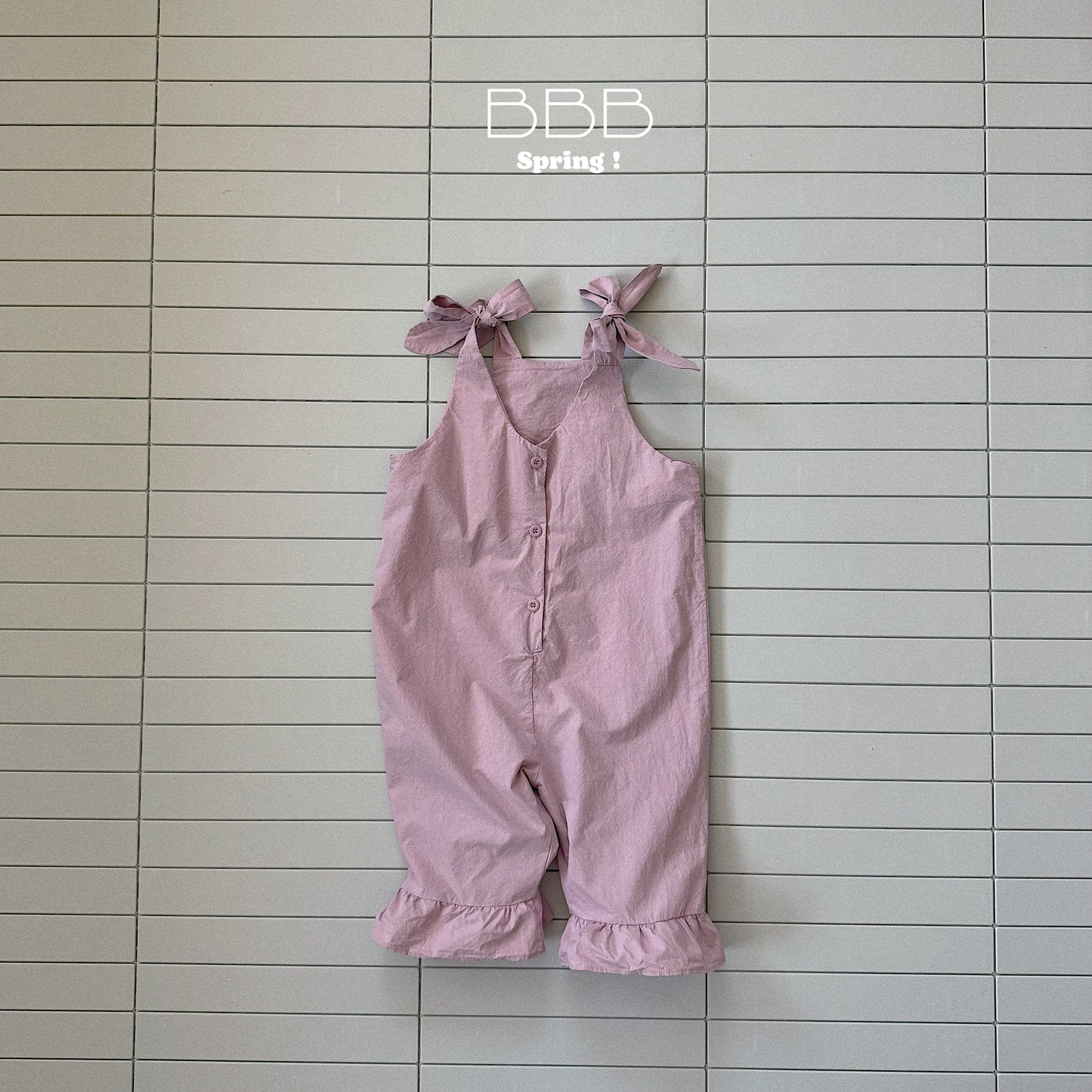 韓國童裝 26春 | BB21 Bebe Ruffle Romper Suit (70-110cm)