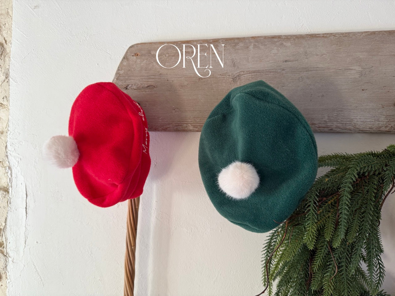 韓國童裝 25秋冬 | OR25506 聖誕款 Christmas Beret