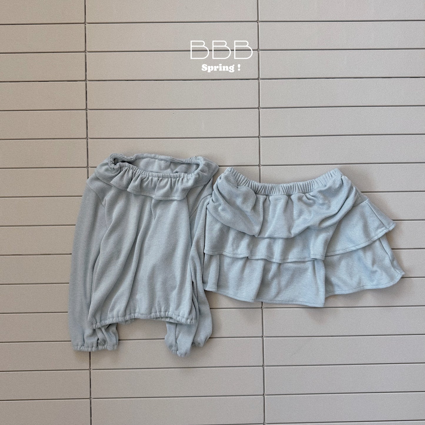 韓國童裝 26春 | BB42 Cancan Skirt Set (70-110cm)