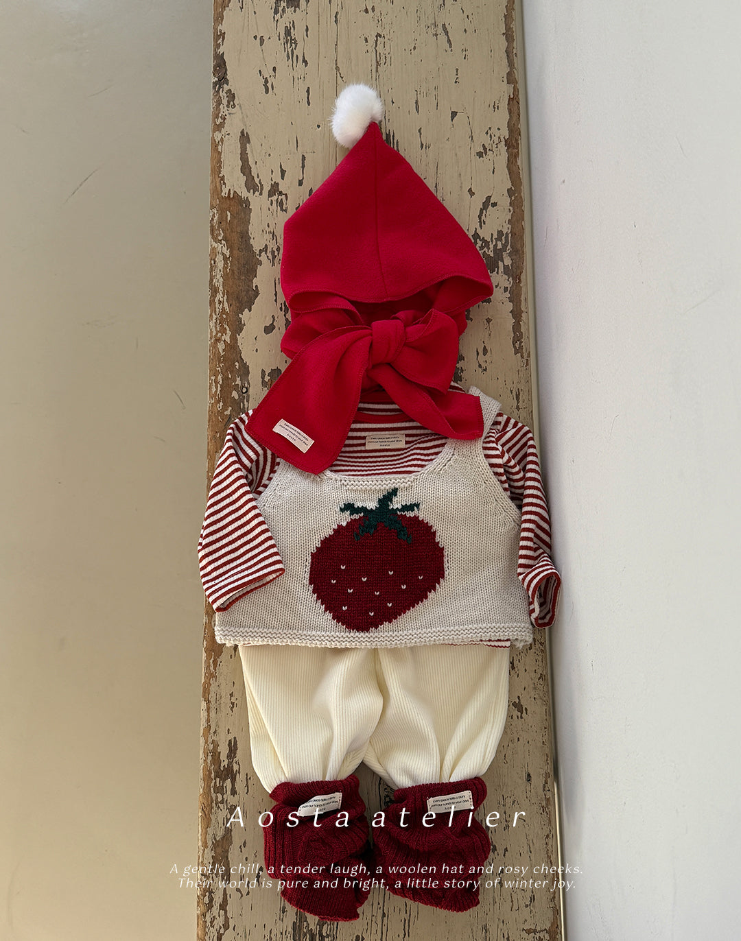 韓國童裝 25秋冬 | AO25440 Winter cone Muffler