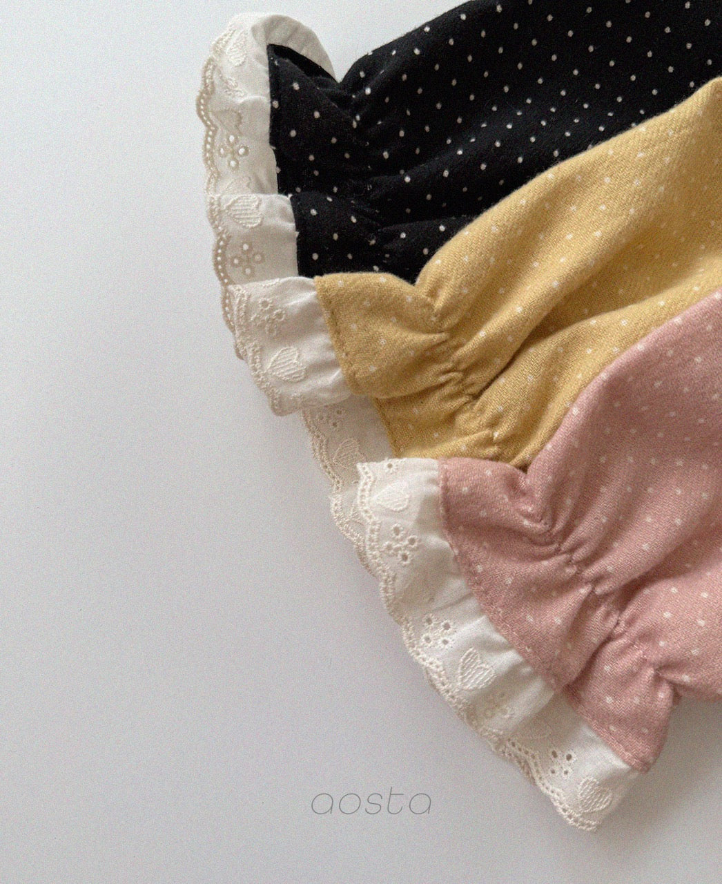 韓國童裝 26秋| AO30 Milk Dot Blouse 襯衫 (70-110)