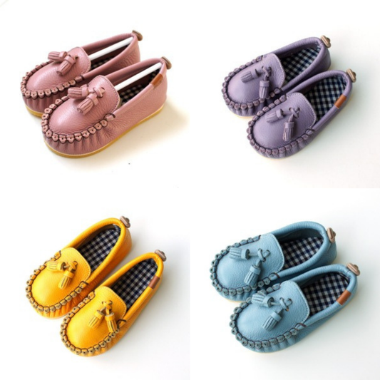9月團) 韓國手工真皮鞋團   Loafer Pink/Violet/Skyblue/Yellow