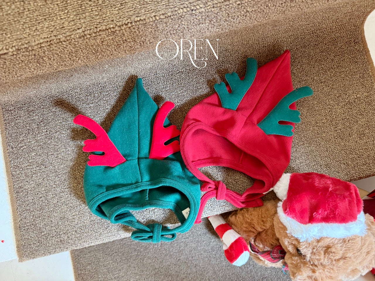 韓國童裝 25秋冬 | OR25510 聖誕款 Christmas Bonnet