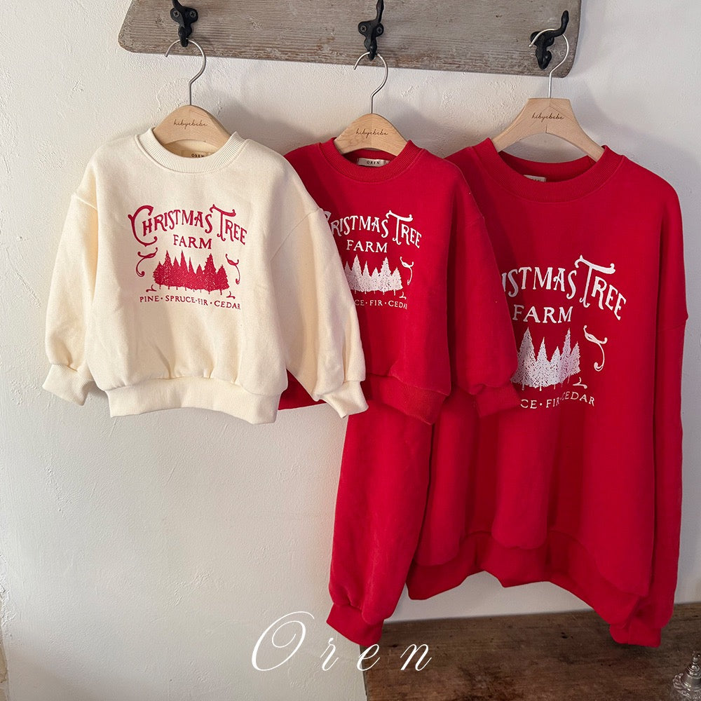 韓國童裝 25秋冬 | OR25507 聖誕款 親子 Christmas Fleece Baby Suit