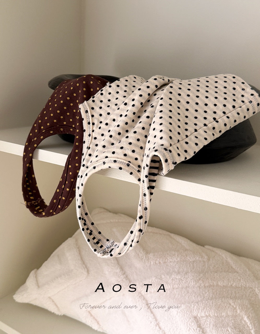 韓國童裝 26秋| AO52 Choco Chip Halter Neck 背心 (70-110)
