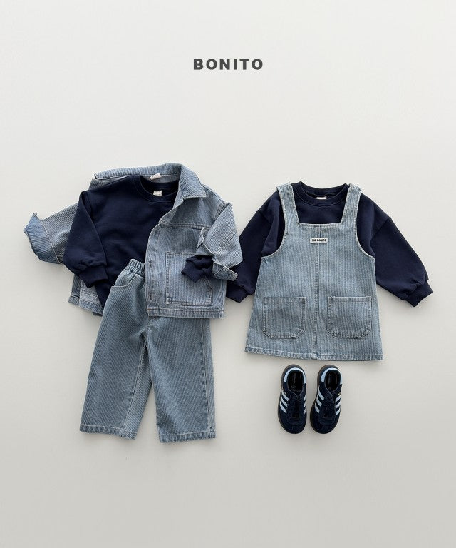 韓國童裝 26秋| BT40 Denim Overall Dress 連身裙 (80-140)