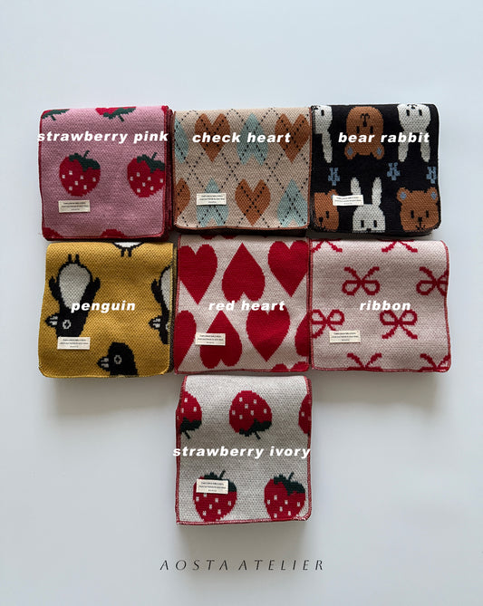 韓國童裝 25秋冬 | AO25406 [Nene muffler]