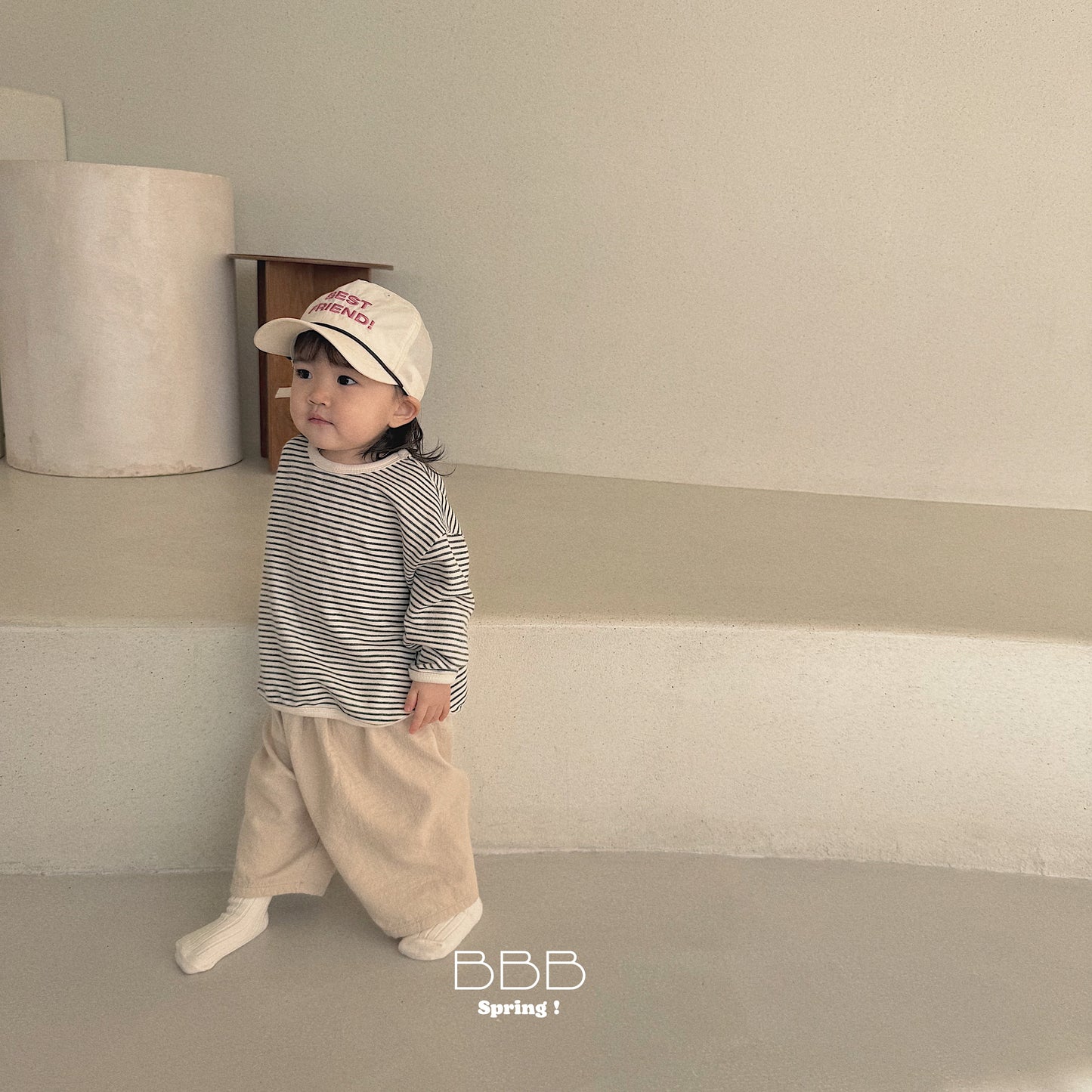 韓國童裝 26春 | BB02 Bangbang Collar T-shirt (70-130cm)