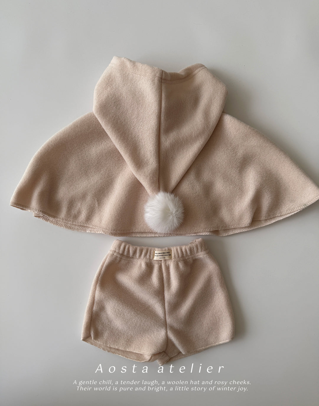 韓國童裝 25秋冬 | AO254341 Winter Cone Cape