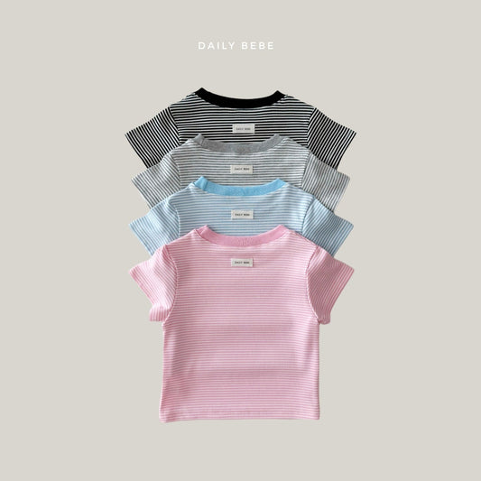 韓國童裝 26夏| DD14 Cozy Stripe Tee (75-140cm)