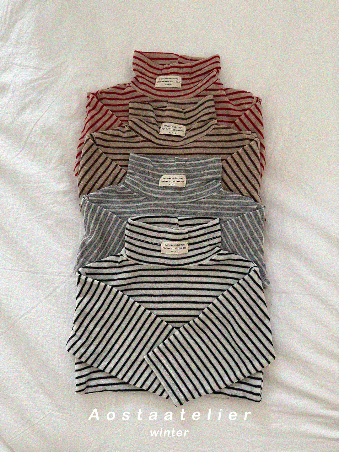 韓國童裝 25秋冬 | AO25438 Wool Turtleneck