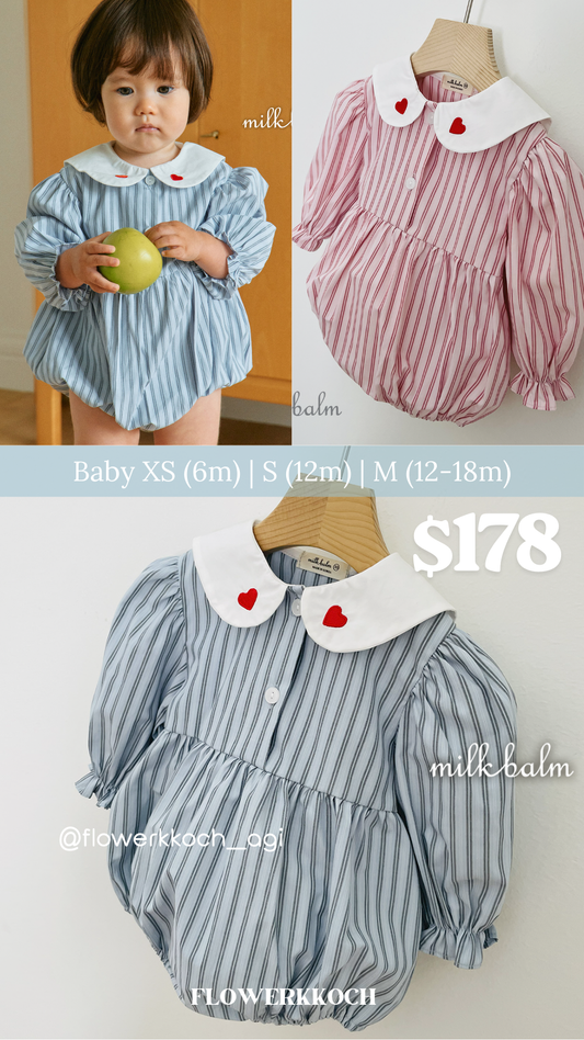 (花花谷團購限定 17/9或之前) 韓國童裝 25秋 | MK25303 Baby Suit