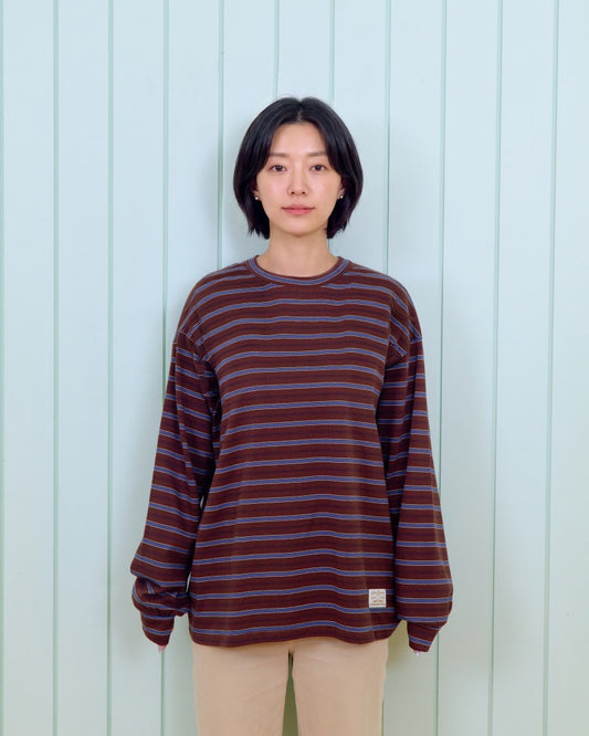 韓國童裝 26秋| OT05 Tomboy Ribbed Tee Adult 上衣