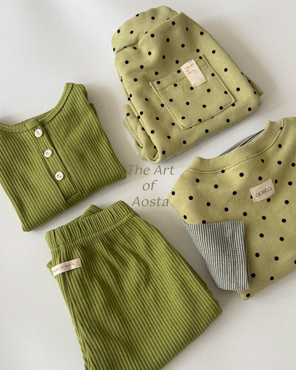 韓國童裝 26秋| AO12 Dot Tongtong Pants 褲子 (70-110)