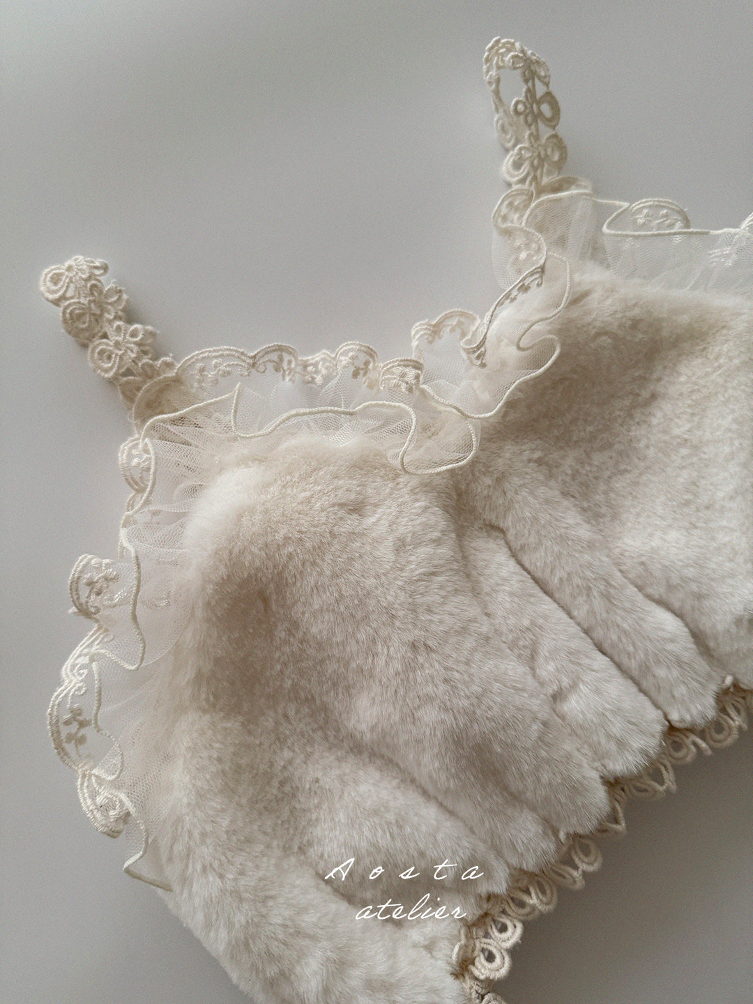 韓國童裝 25秋冬 | AO25457 Fur Bustier