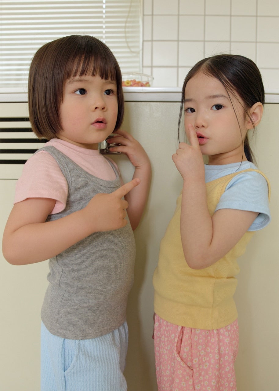 韓國童裝 26夏| DD15 Soft Sleeveless (75-140cm)