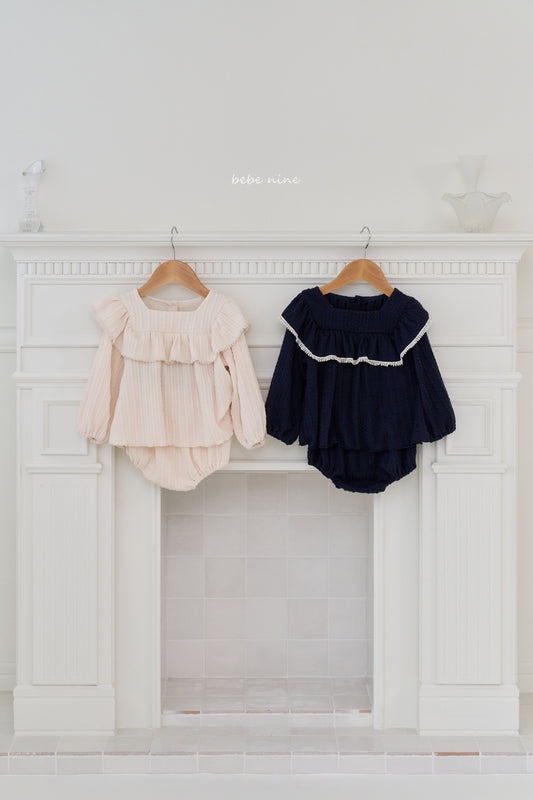 韓國童裝 25秋| BN25368 MIEL KNIT BLOOMER SET