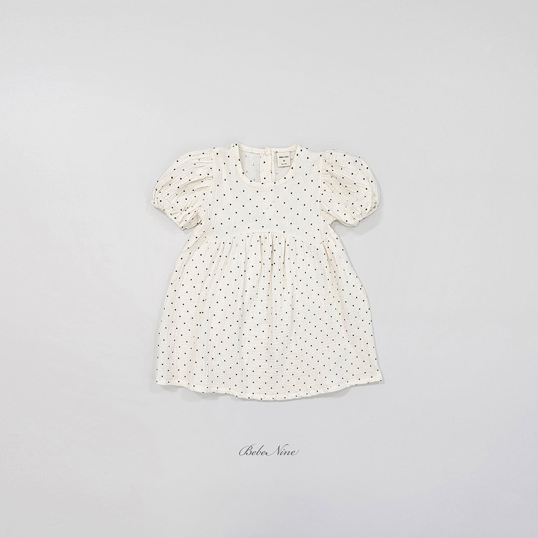 韓國童裝 26夏| BN11 Lian Dot Dress 莉安點點洋裝