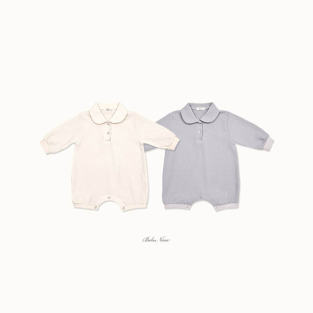 韓國童裝 26秋| BN23 Monaca Collar Suit 包屁衣 (12M-24M)