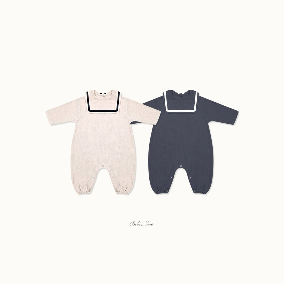 韓國童裝 26秋| BN08 Square Sailor Suit 包屁衣 (12M-24M)