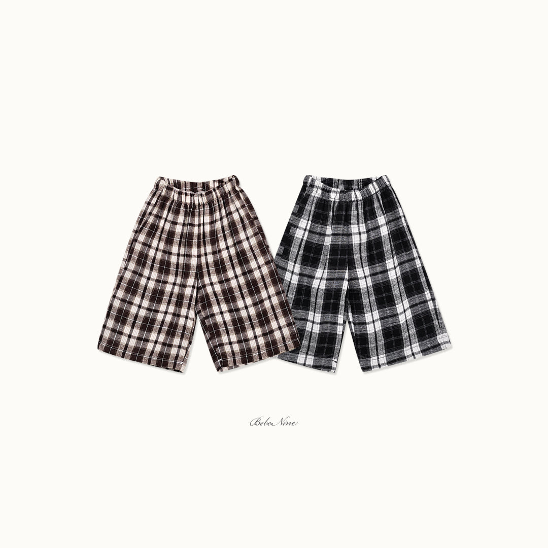 韓國童裝 26秋| BN47 Reni Check Pants 長褲 (75-115)