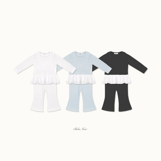 韓國童裝 26秋| BN39 Lal Flower Set 套裝 (75-115)
