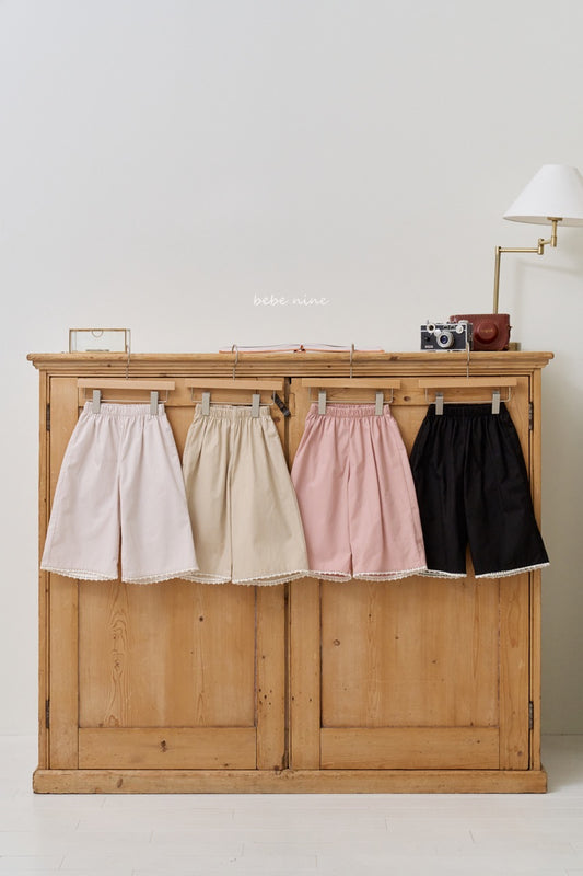 韓國童裝 25秋| BN25360 CLORA LACE PANTS