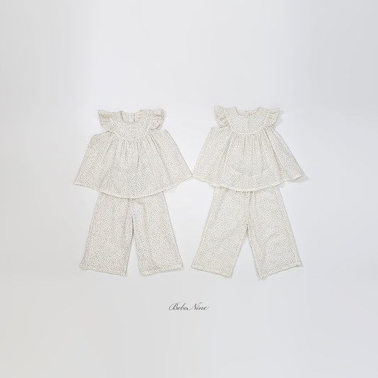 韓國童裝 26夏| BN08 Angel Loose Pants Set 天使寬鬆長褲套裝