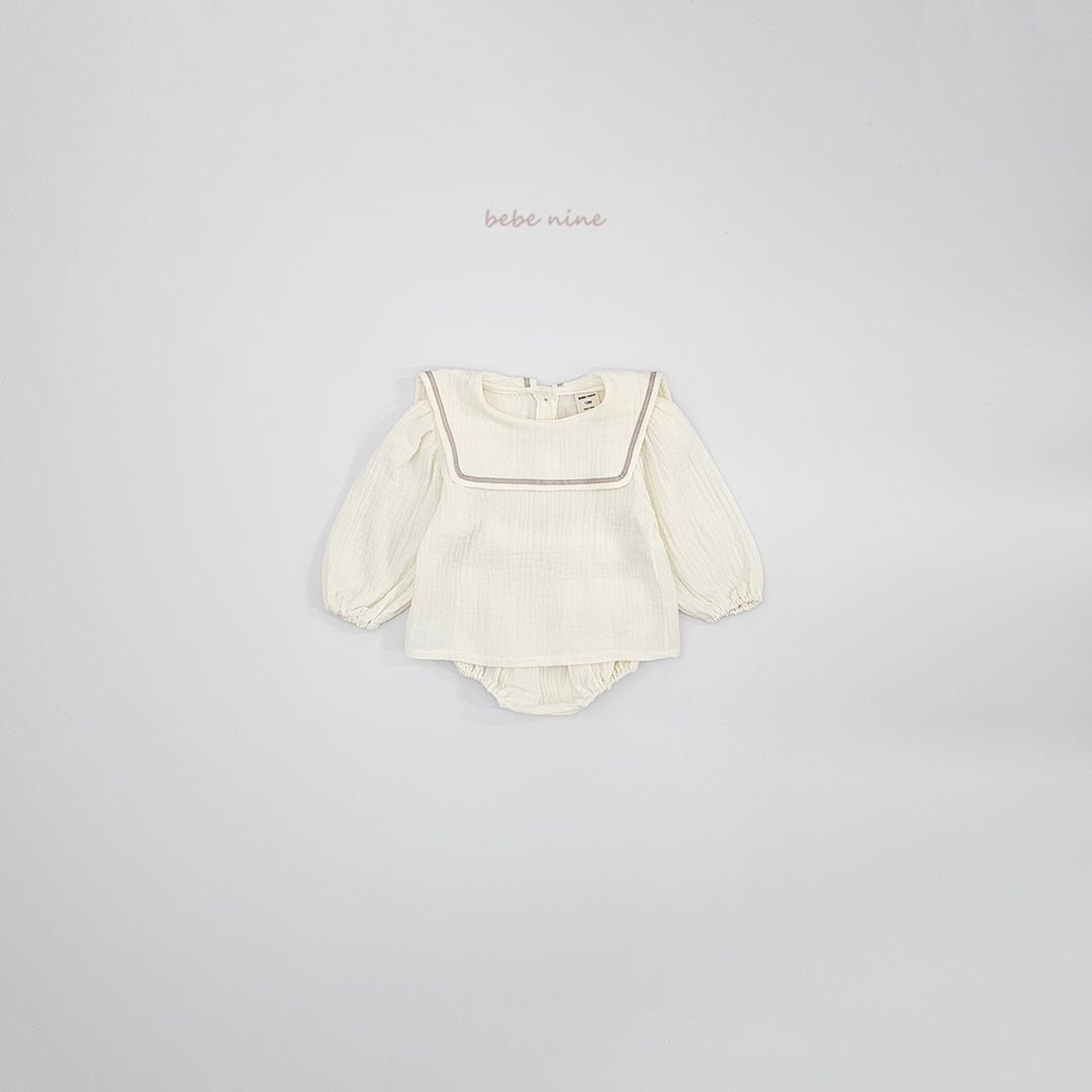 韓國童裝 26春 | BN07 Square Bloomer Set (65~90cm)