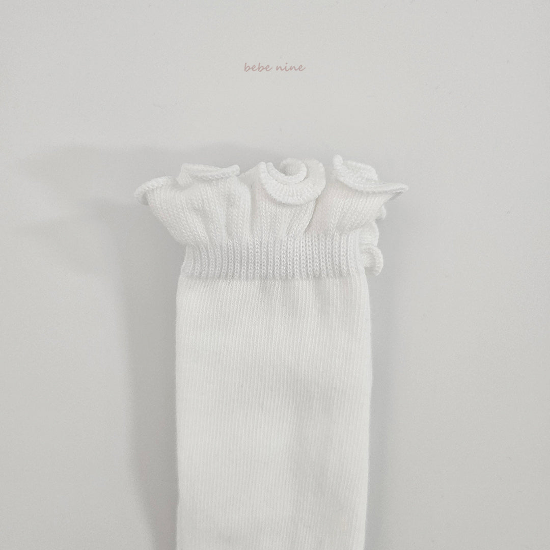 韓國童裝 26春 | BN37 Nine Frill Socks (3p) (65~110cm)