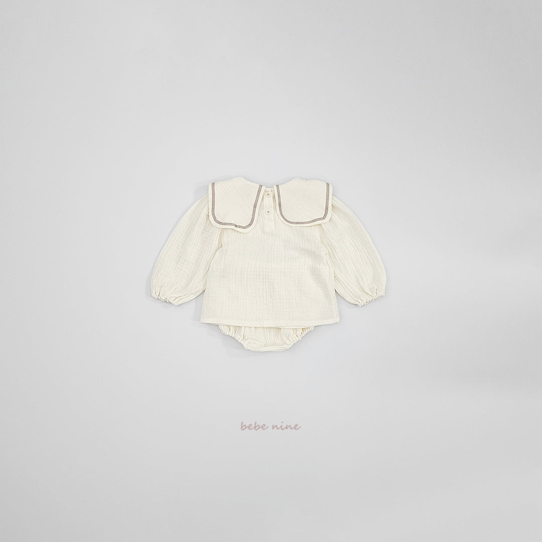 韓國童裝 26春 | BN07 Square Bloomer Set (65~90cm)