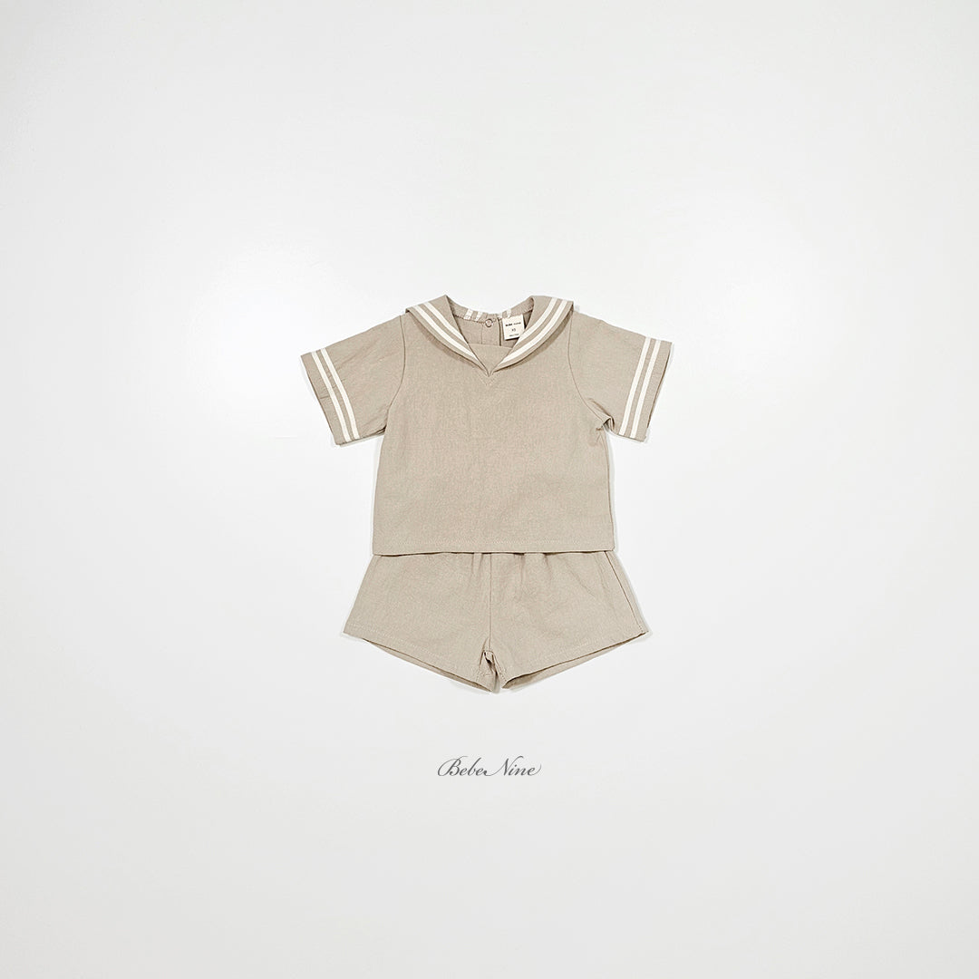 韓國童裝 26夏| BN02 Lia Marine Set 莉亞海軍風套裝