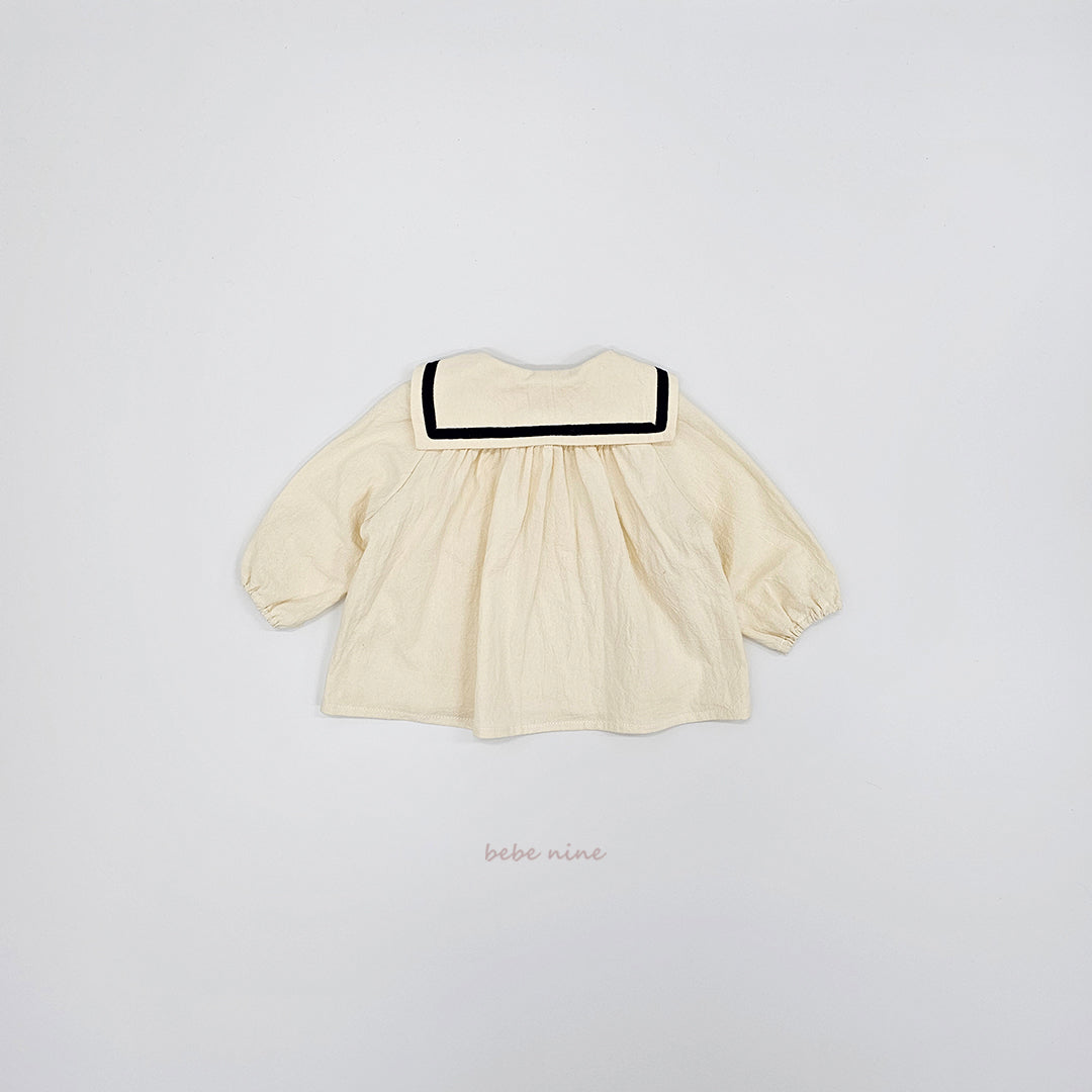 韓國童裝 25秋| BN25334 ENFANT SAILOR BLOUSE