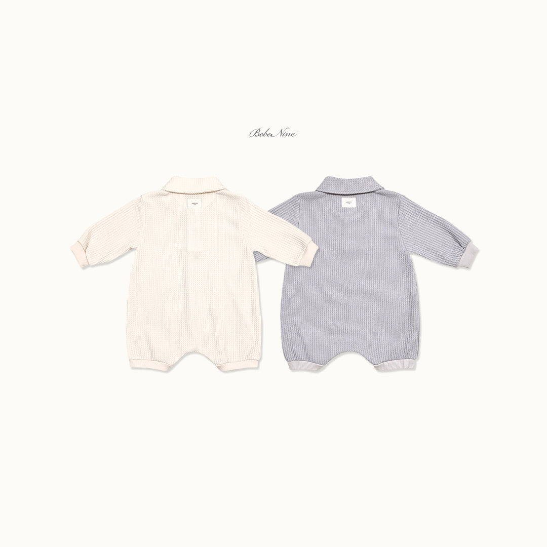 韓國童裝 26秋| BN23 Monaca Collar Suit 包屁衣 (12M-24M)