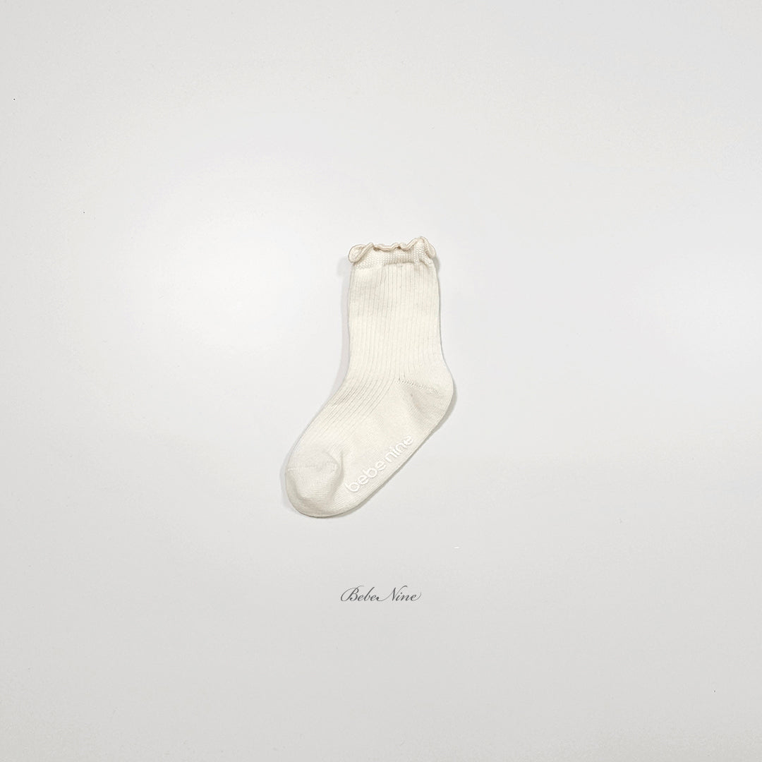 韓國童裝 26秋| BN64 Nine Frill Knee Socks Set 膝上襪(3雙裝) (S-L)