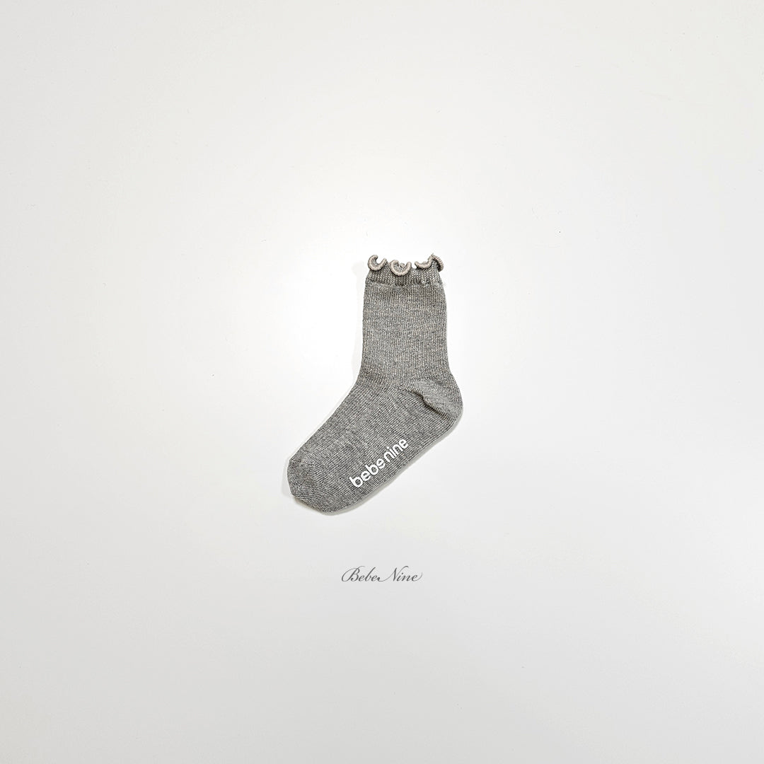 韓國童裝 26秋| BN64 Nine Frill Knee Socks Set 膝上襪(3雙裝) (S-L)