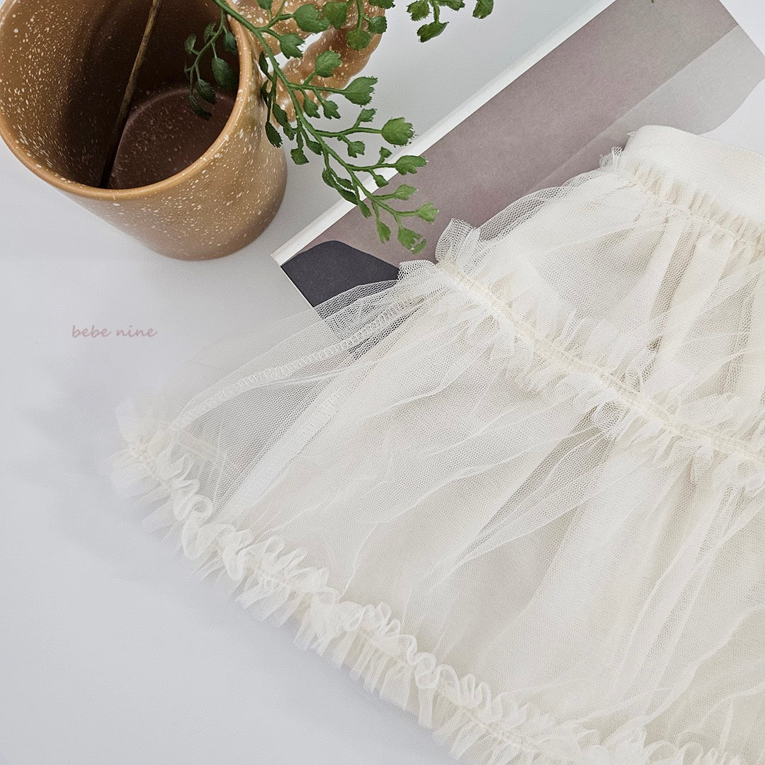 韓國童裝 25秋| BN25356 SUNNY TUTU SKIRT