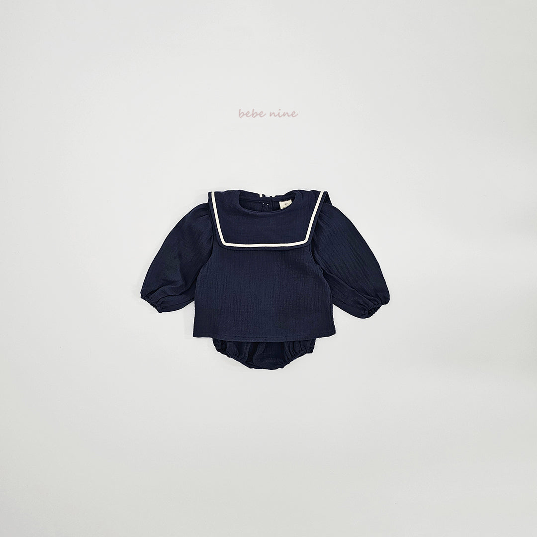 韓國童裝 26春 | BN07 Square Bloomer Set (65~90cm)