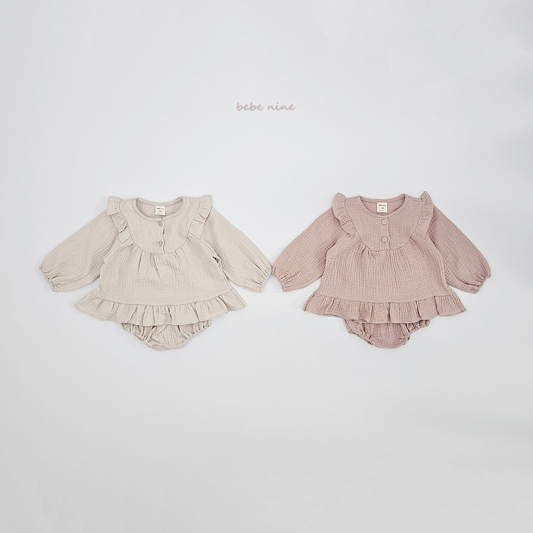 韓國童裝 26春 | BN14 Bona Bloomer Set (65~90cm)