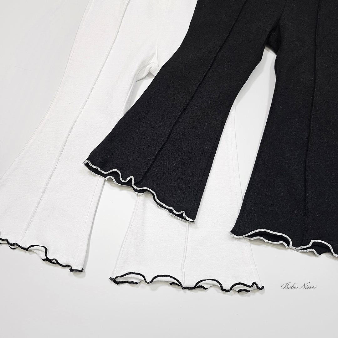 韓國童裝 26夏| BN44 Edge Flared Pants 邊緣喇叭褲