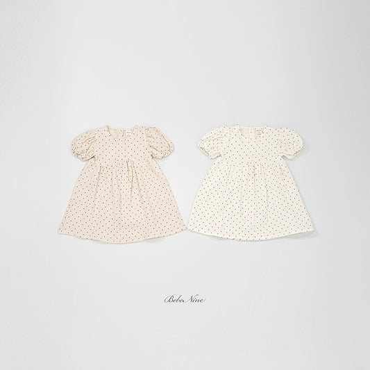 韓國童裝 26夏| BN11 Lian Dot Dress 莉安點點洋裝