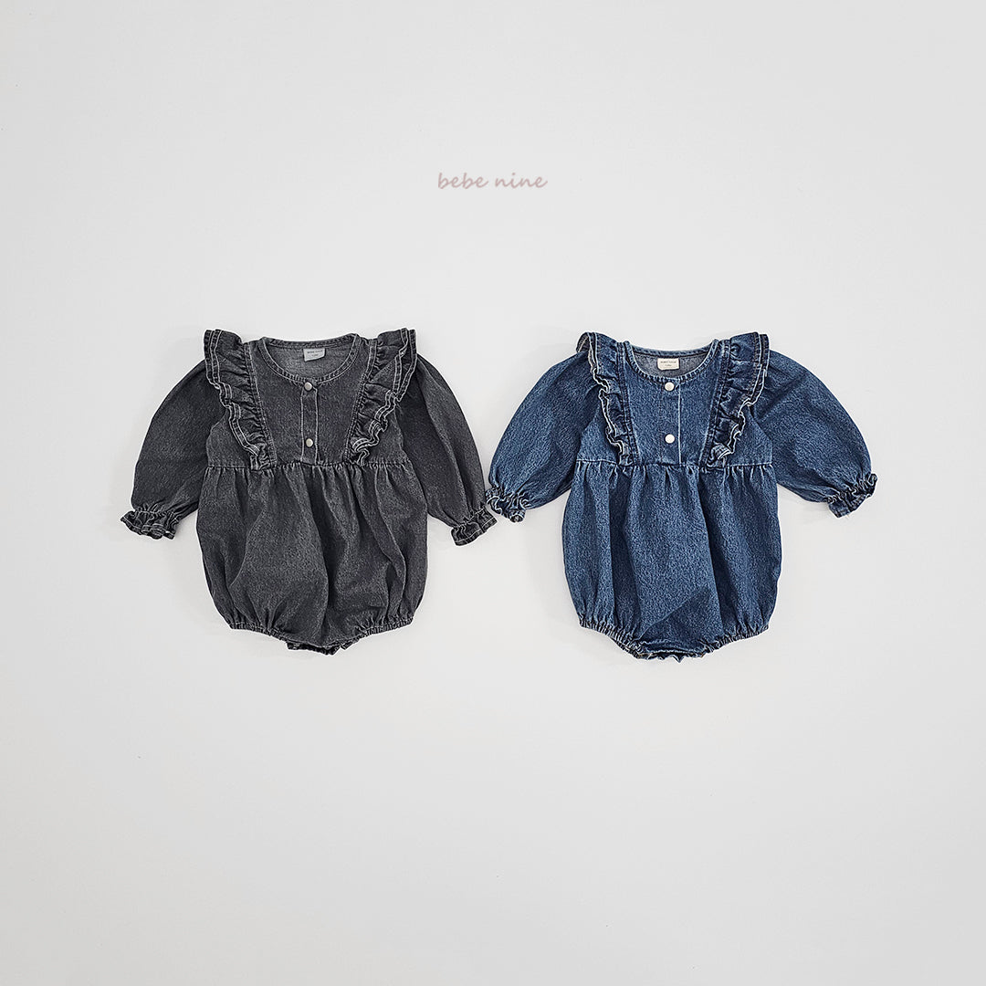 韓國童裝 26春 | BN01 Lara Denim Suit (65~90cm)
