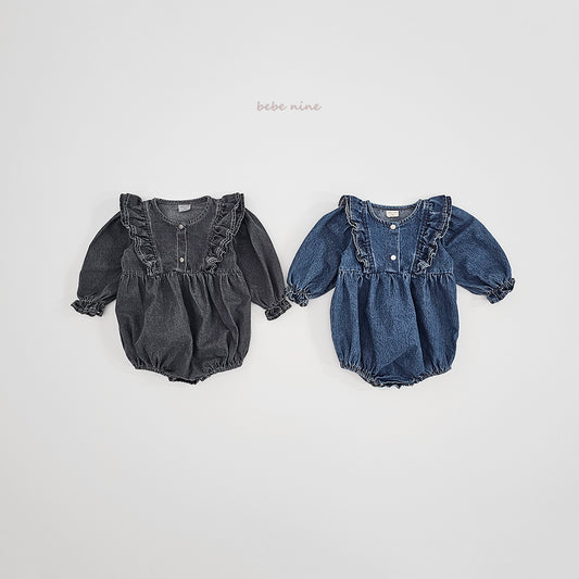 韓國童裝 26春 | BN01 Lara Denim Suit (65~90cm)