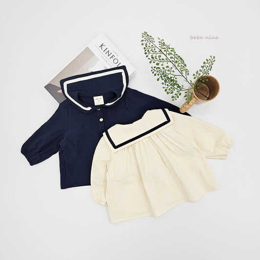 韓國童裝 25秋| BN25334 ENFANT SAILOR BLOUSE