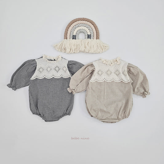 韓國童裝 25秋| BN25305 MONICA CHECK SUIT