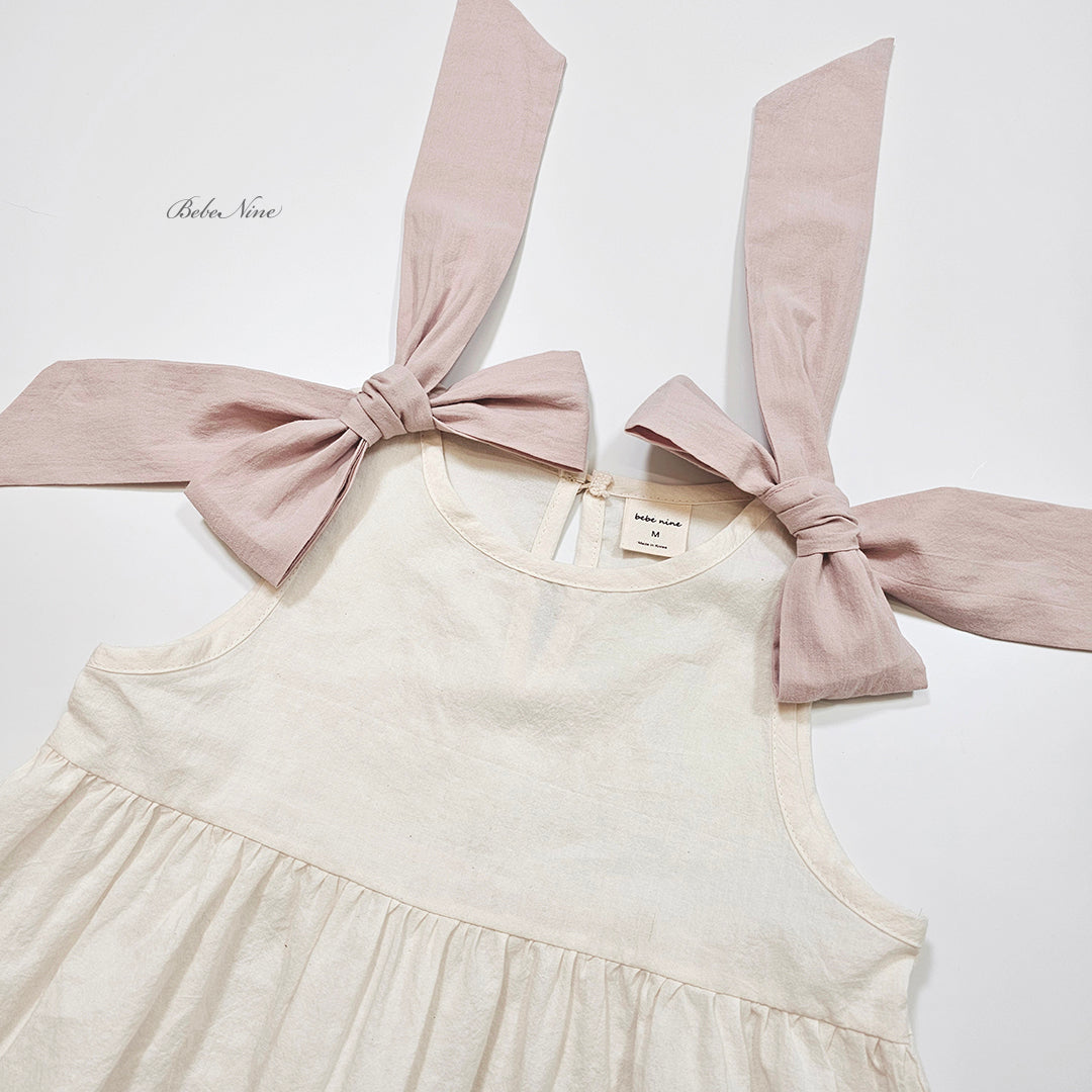 韓國童裝 26夏| BN22 Loen Ribbon Blouse 羅恩蝴蝶結襯衫