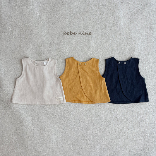 韓國童裝 25夏| BN25265 FIOR SLEEVELESS #同品牌4件85折