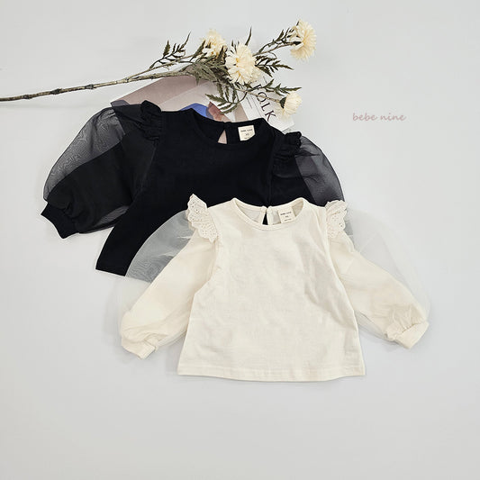 韓國童裝 25秋| BN25333 SUNNY BUBBLE BLOUSE
