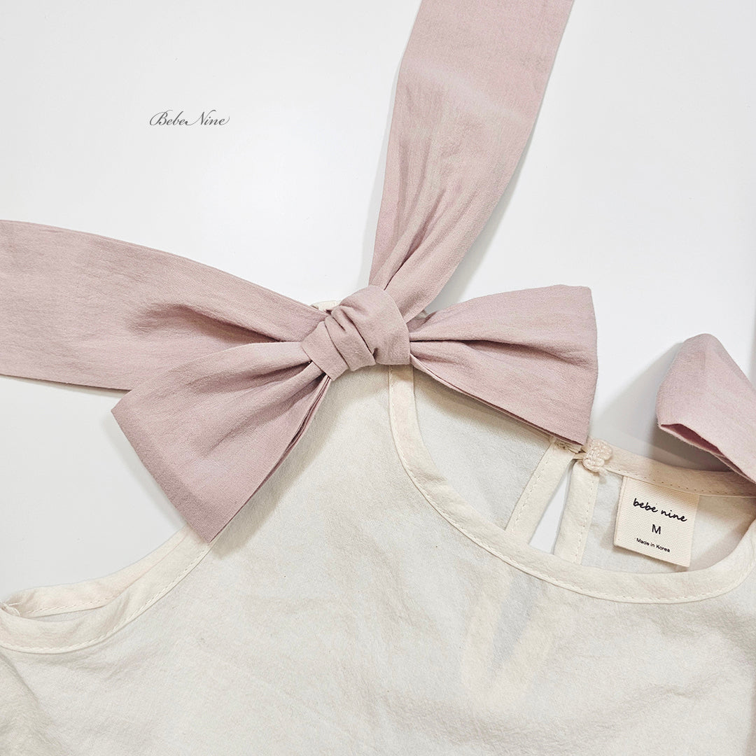 韓國童裝 26夏| BN22 Loen Ribbon Blouse 羅恩蝴蝶結襯衫